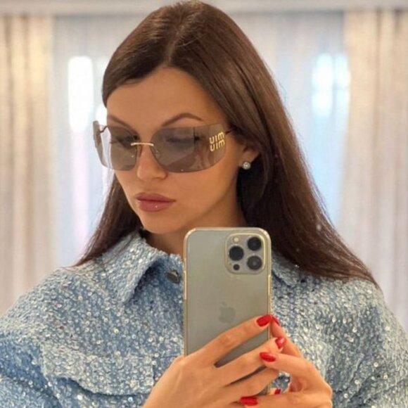 NEW MIU MIU RUNWAY SUNGLASSES MIU MIU MU54YS 1BC10F OVERSIZED WOMEN SUNGLASSES main image 11